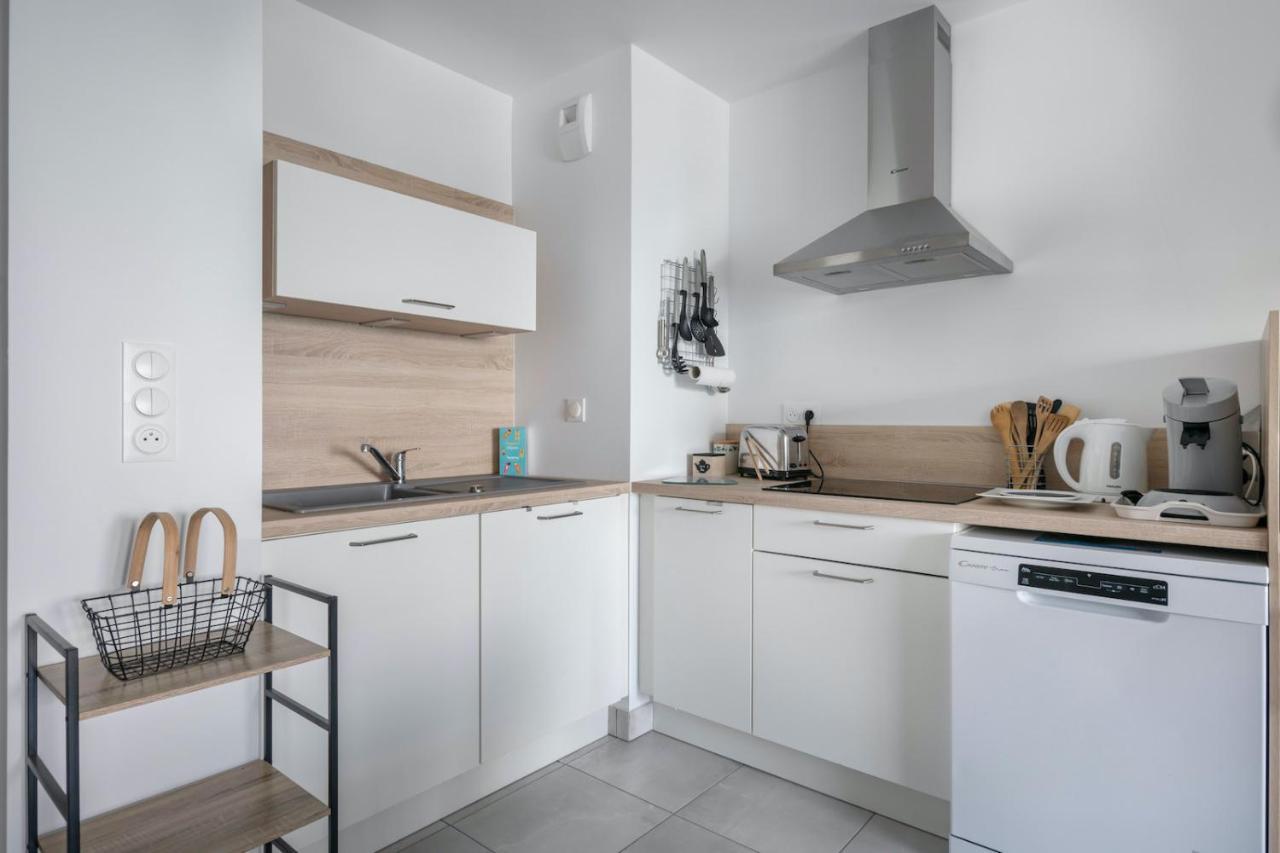 50M Plage, Appartement Vue Mer Pour 3 เปลเนิฟ-วัล-อ็องเดร ภายนอก รูปภาพ