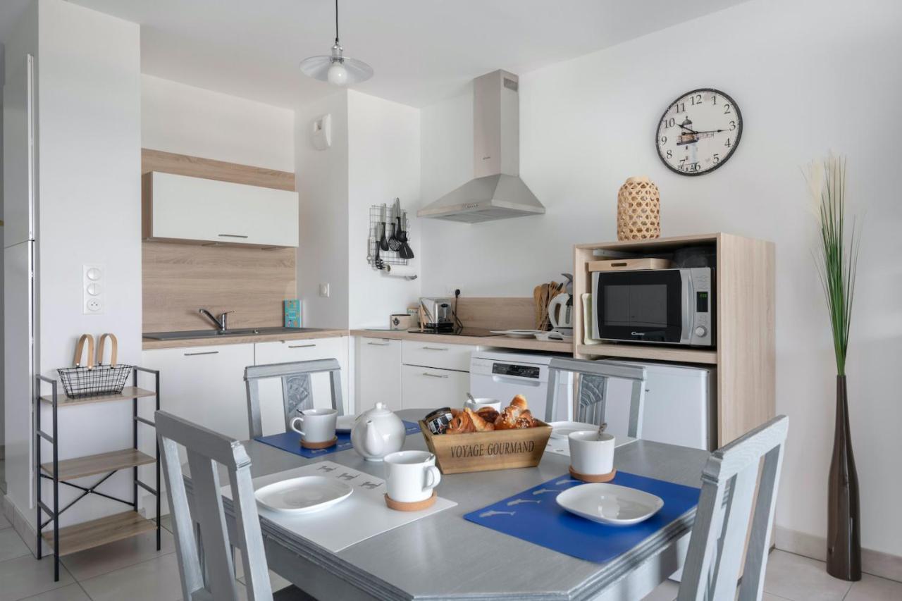 50M Plage, Appartement Vue Mer Pour 3 เปลเนิฟ-วัล-อ็องเดร ภายนอก รูปภาพ